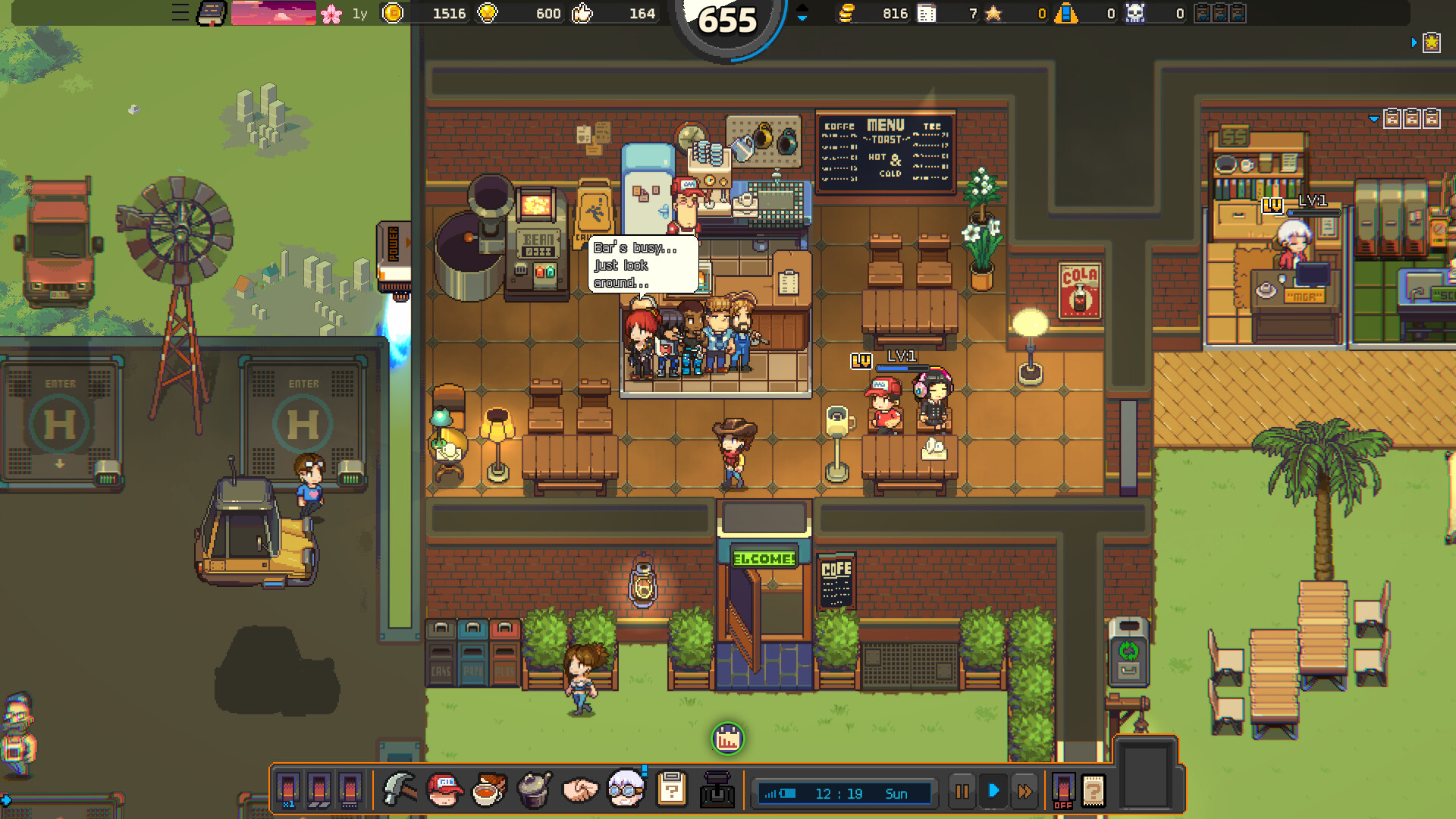 图片[1]-Steam游戏《原地起啡》 一款像素风的云端咖啡馆经营模拟游戏 电脑端资源下载-山海之花 - 宝藏星球屋