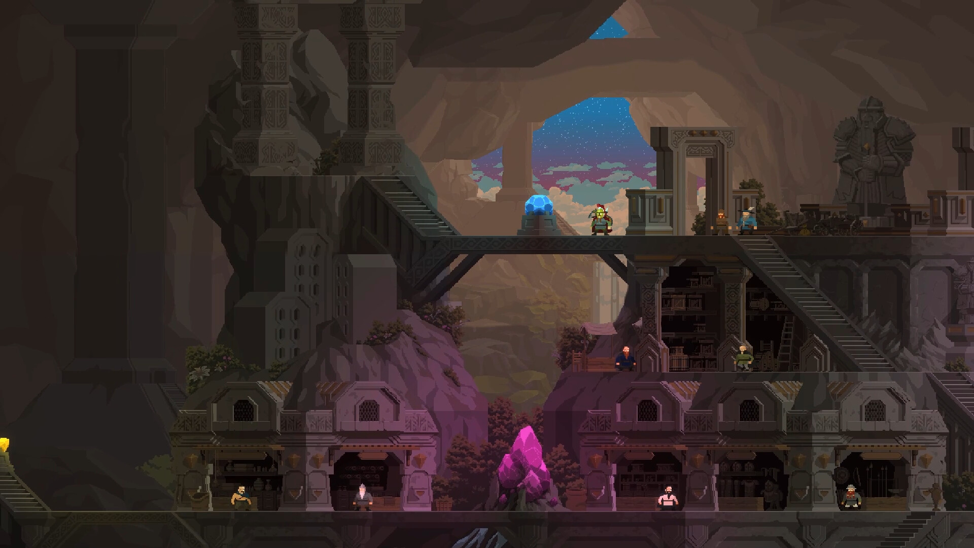 图片[2]-Steam 新游《废墟国度：符文之门》砍杀战斗与城镇建造的探索类 RPG 游戏 电脑端资源下载-山海之花 - 宝藏星球屋