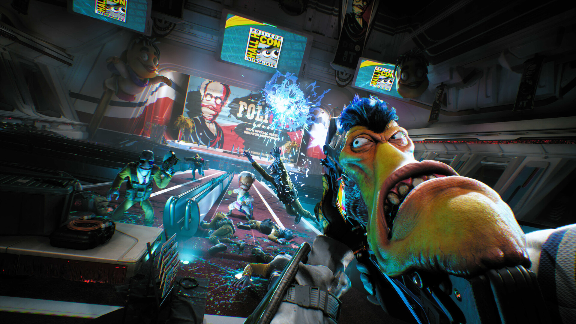 图片[8]-Steam新游《高能人生 2》荒诞宇宙冒险拯救人类 黑色幽默射击 会说话的枪 + 滑板跑酷 美式嘴炮 FPS-山海之花 - 宝藏星球屋