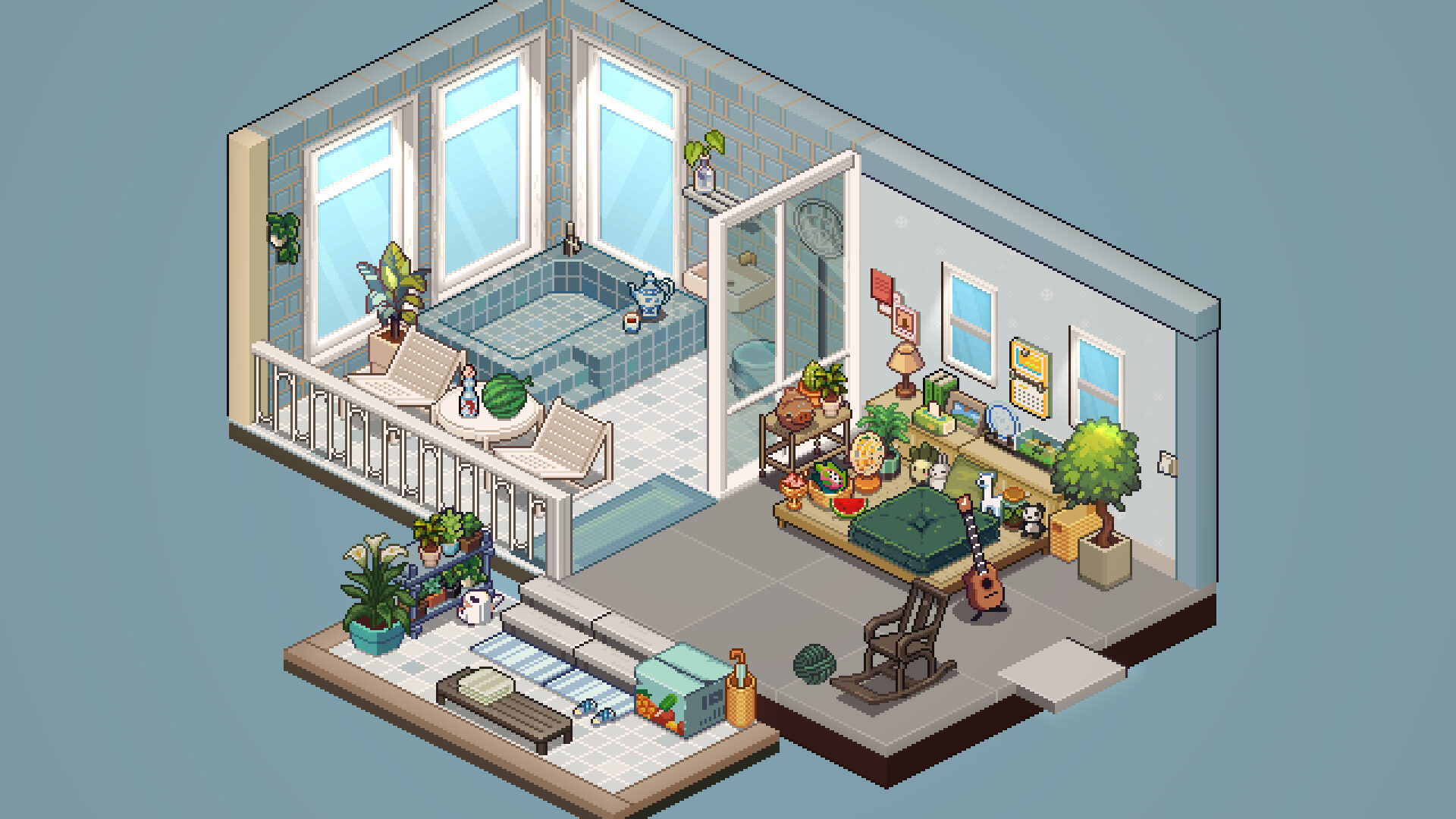 图片[5]-Steam《呓语小镇 》97% 好评 像素风收纳游戏 休闲治愈-山海之花 - 宝藏星球屋