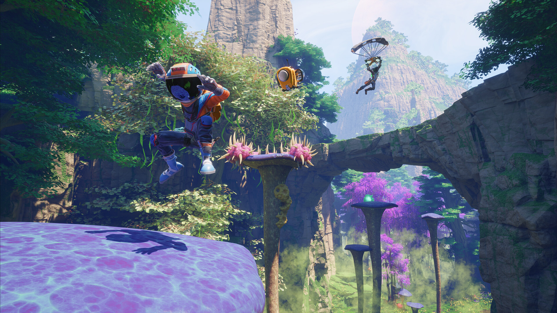 图片[4]-Steam好评率85%，一款讽刺风格科幻冒险探索游戏，支持单人及跨平台联机、本地分屏合作《狂野星球复仇记》最新全DLC电脑中文版解压即玩-山海之花 - 宝藏星球屋