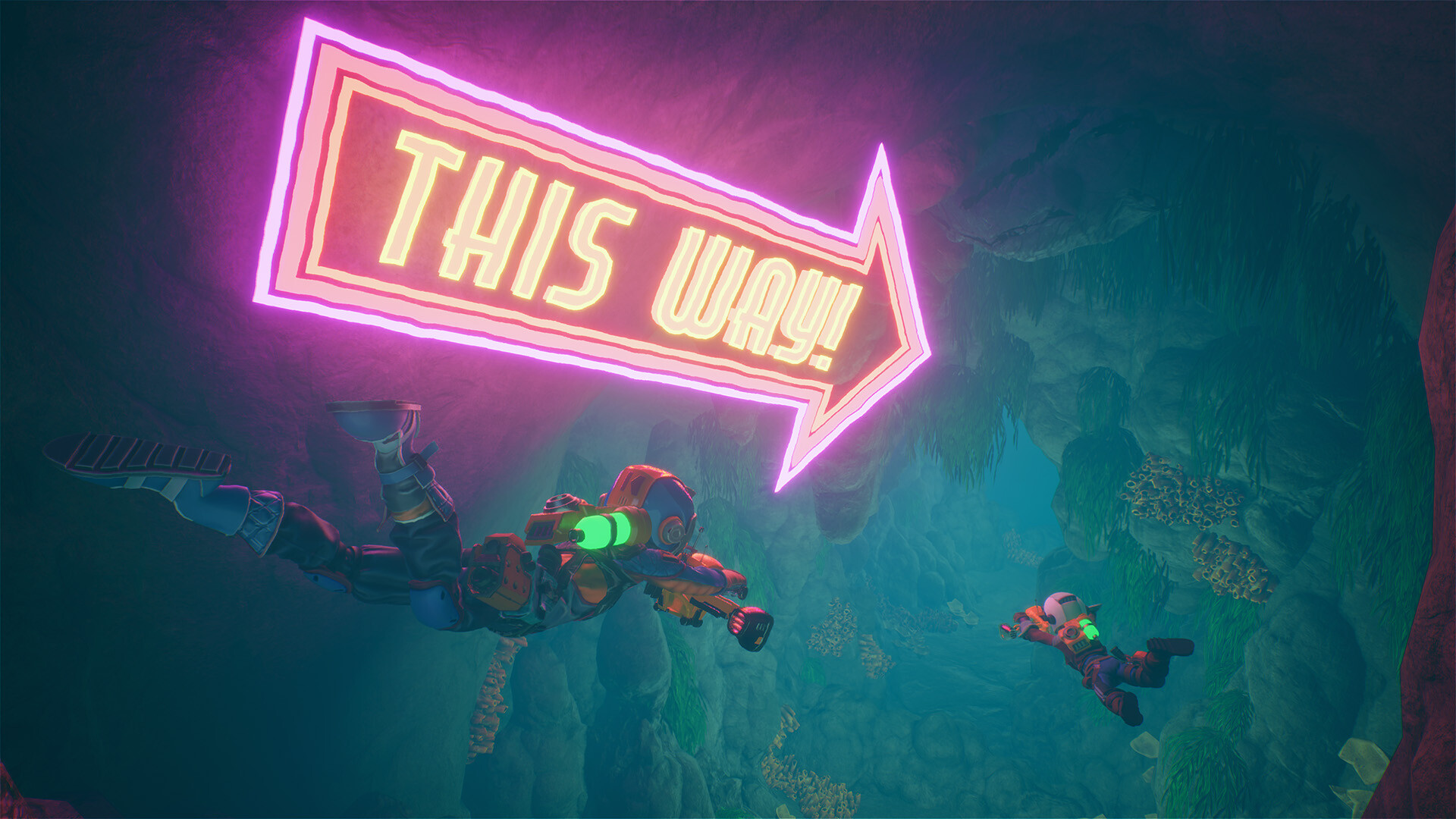 图片[3]-Steam好评率85%，一款讽刺风格科幻冒险探索游戏，支持单人及跨平台联机、本地分屏合作《狂野星球复仇记》最新全DLC电脑中文版解压即玩-山海之花 - 宝藏星球屋