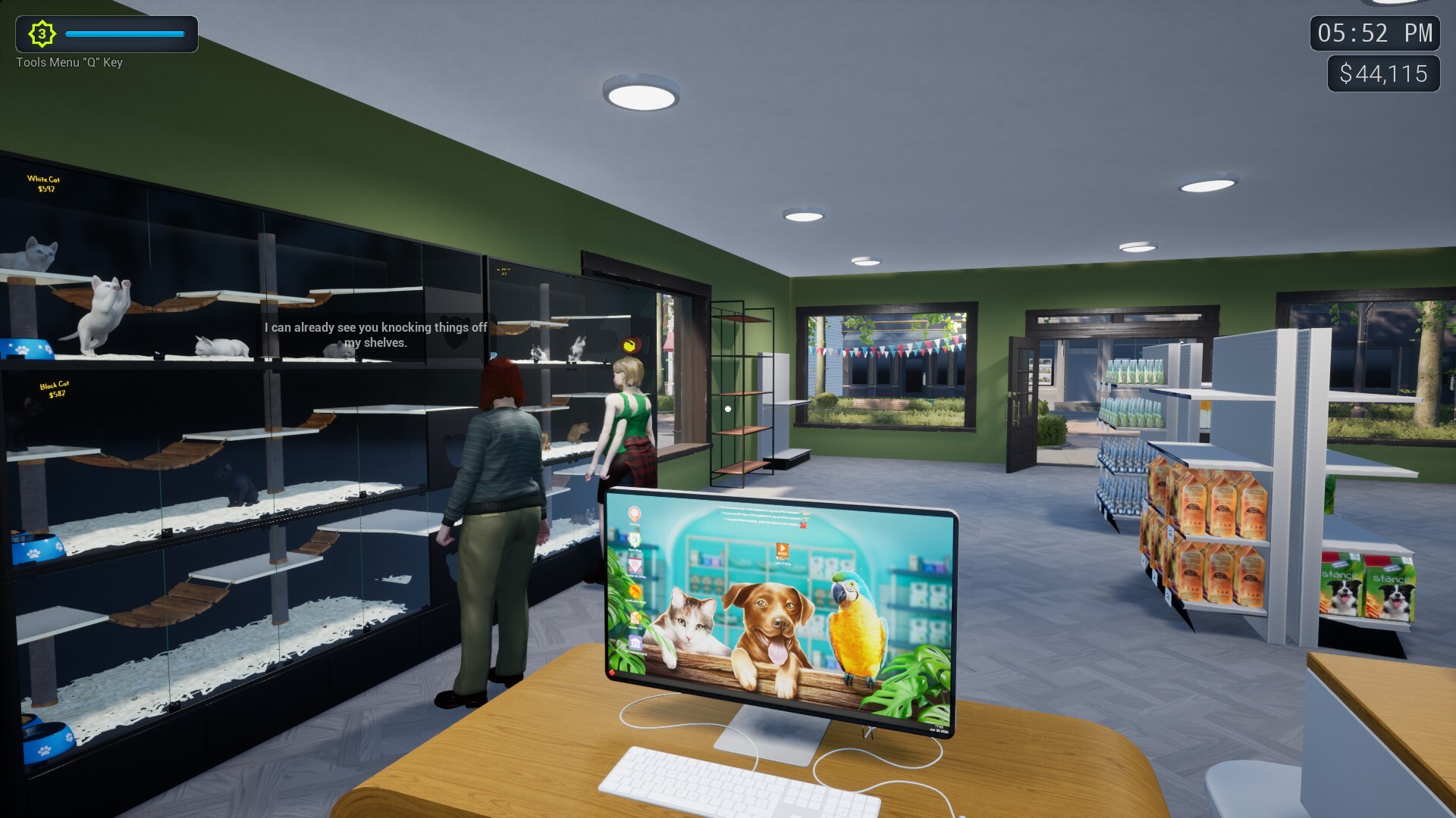 图片[7]-治愈新游《异域风情 2：宠物店模拟器》Steam 77%多半好评 治愈宠物店经营 70 种动物培育新体验-山海之花 - 宝藏星球屋