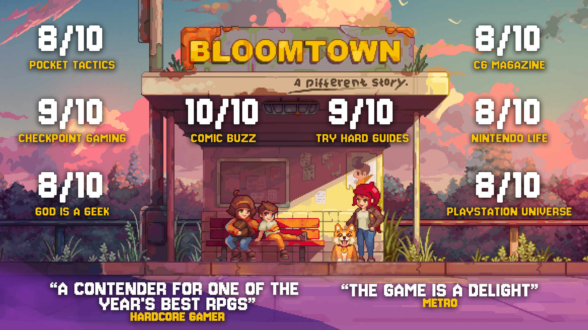 图片[1]-《盛放小镇 Bloomtown》终于上架安卓手机版啦！叙事性日式RPG游戏，也有电脑版解压即玩！！游戏支持中文 - 山海之花 - 宝藏星球屋-山海之花 - 宝藏星球屋