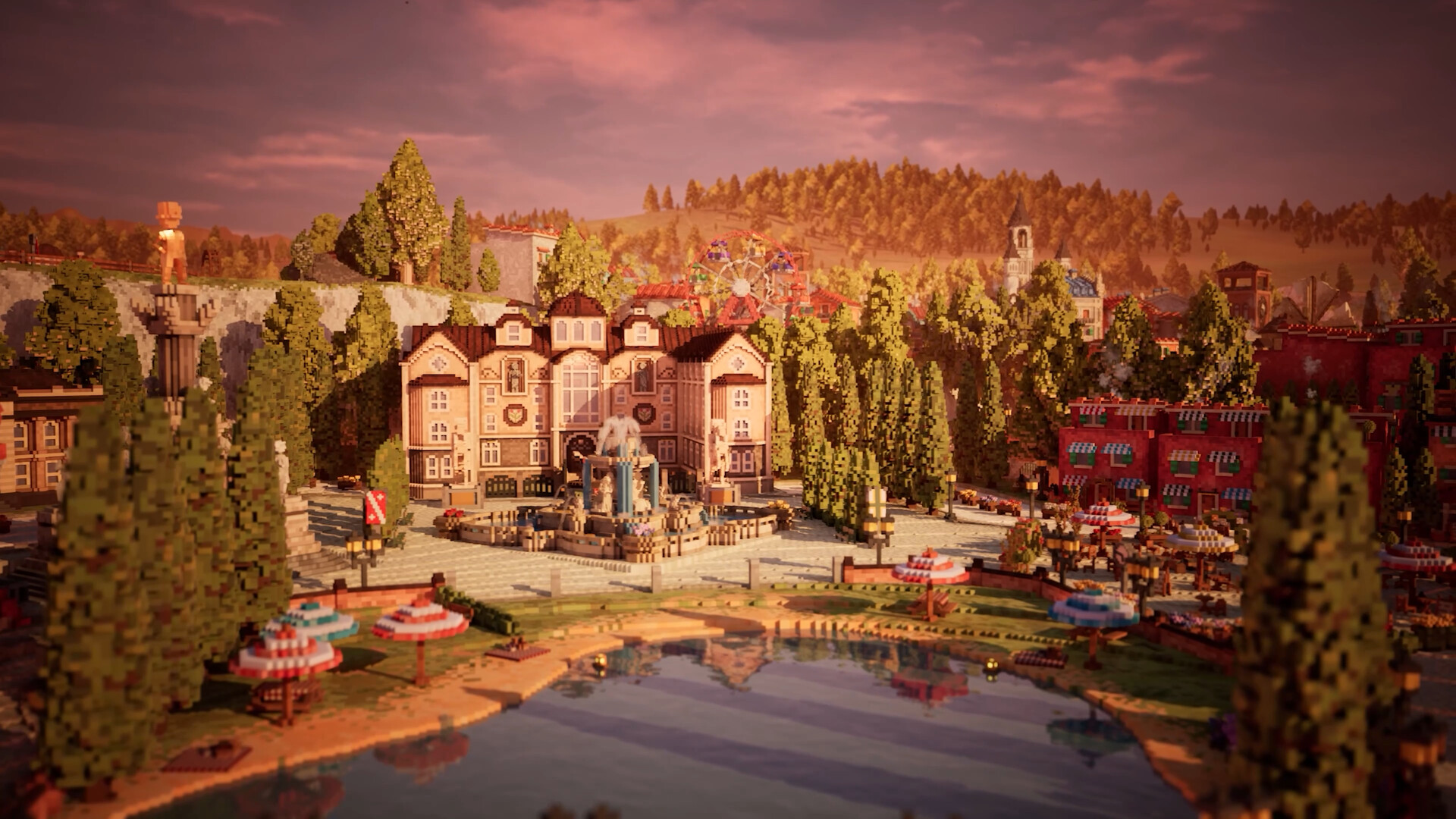 图片[2]-温馨城市建造新游《自在城镇》推荐 98%好评 无网格治愈城市建造游戏 19 世纪地中海自由建造-山海之花 - 宝藏星球屋