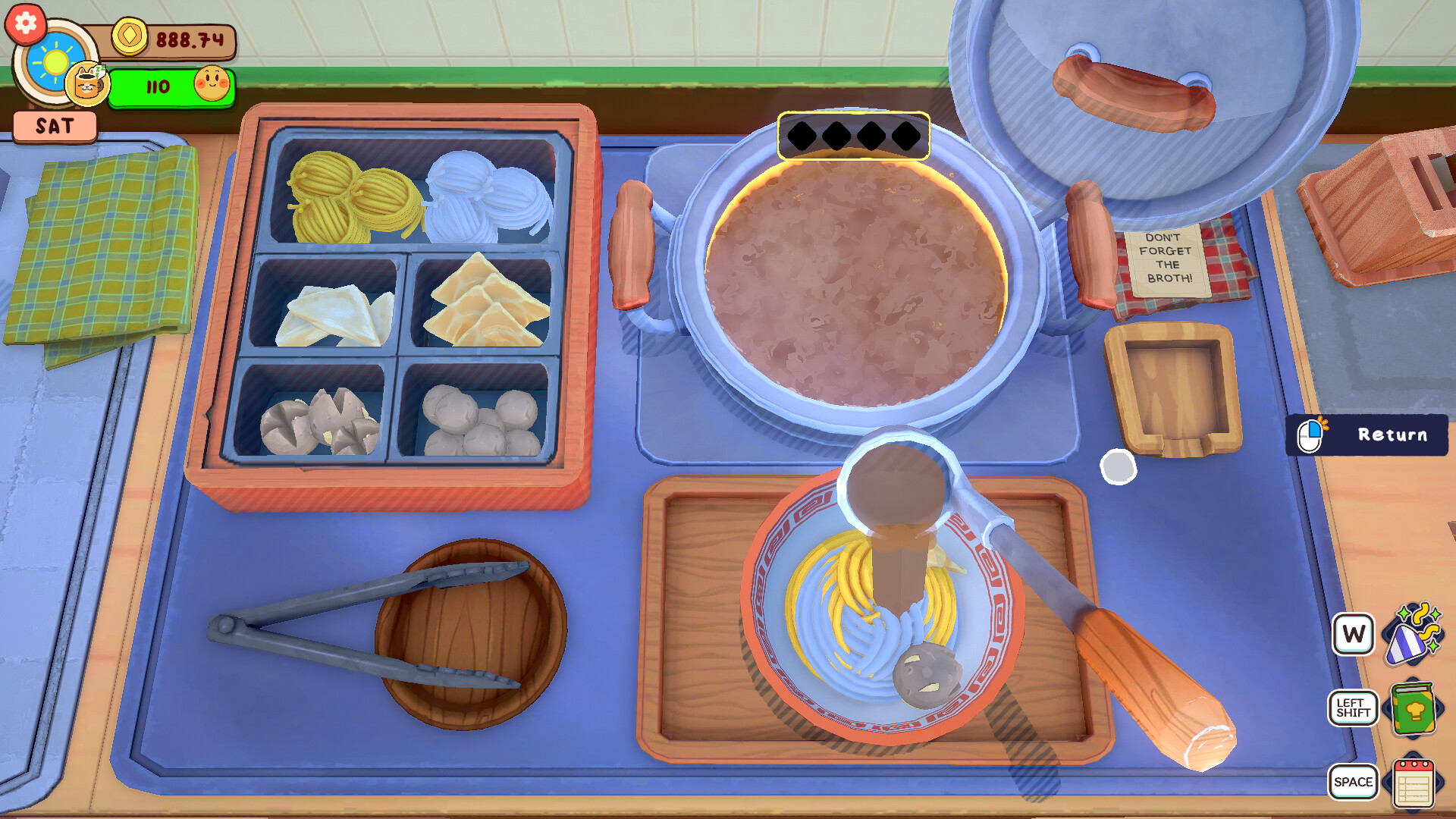 图片[3]-Steam 新游《肉丸烹饪：盛满快乐》98% 好评 料理对决 模拟经营游戏-山海之花 - 宝藏星球屋