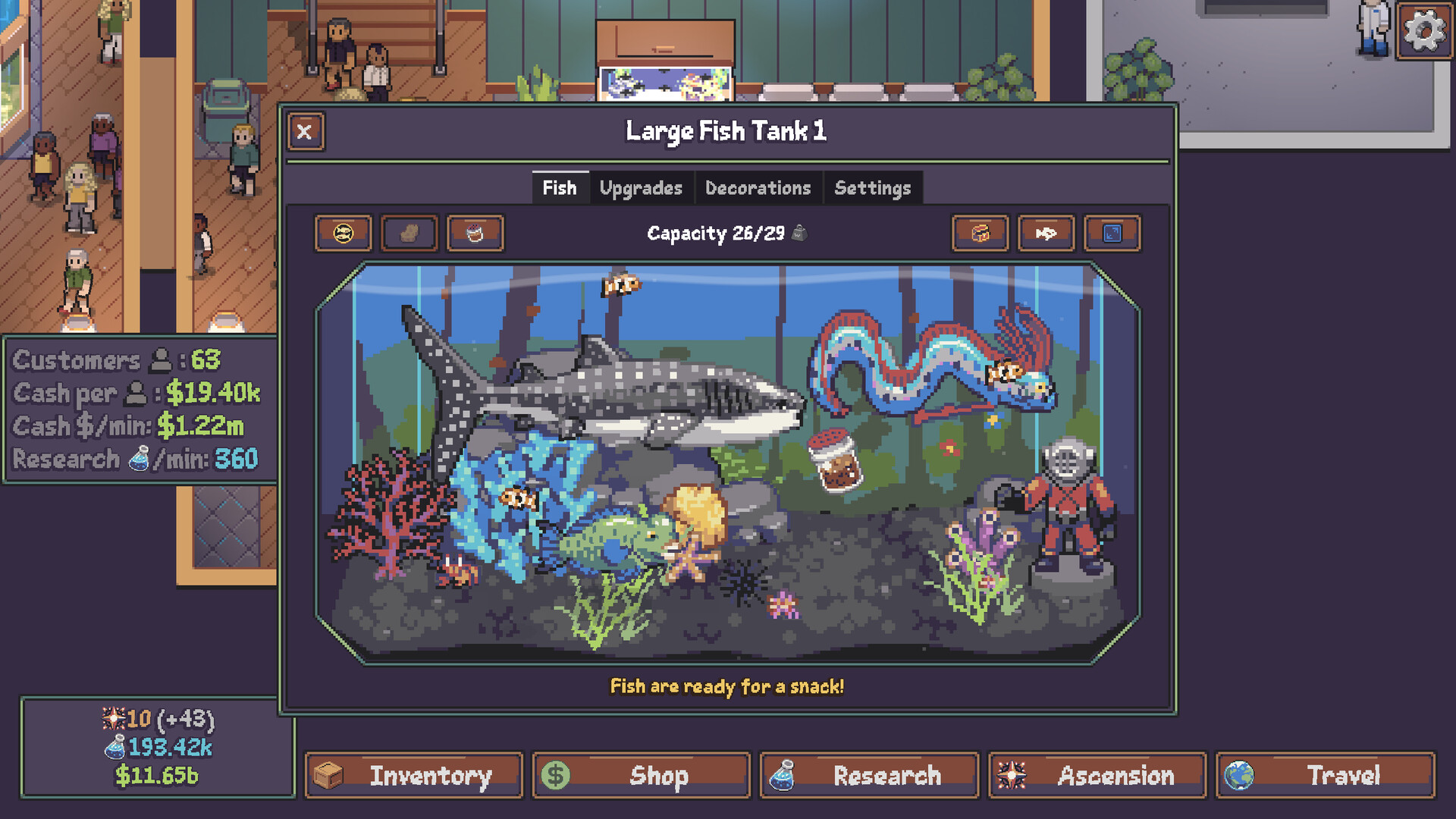 图片[8]-电脑游戏《钓饵水族馆》 一款轻松佛系的像素风水族馆挂机经营游戏 电脑端资源下载-山海之花 - 宝藏星球屋