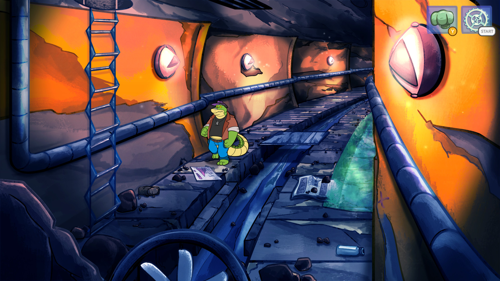 图片[13]-谁说侦探只能动脑？这款《鳄鱼侦探布罗格》一言不合就能把嫌疑人揍一顿！解谜加格斗的奇葩玩法，配上90年代复古画风，剧情神作预定！！附电脑+手机双端资源-山海之花 - 宝藏星球屋